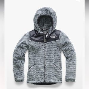 The North Face Oso Hoodie Girls Medium 10/12 Mid Grey/ Periscope Grey